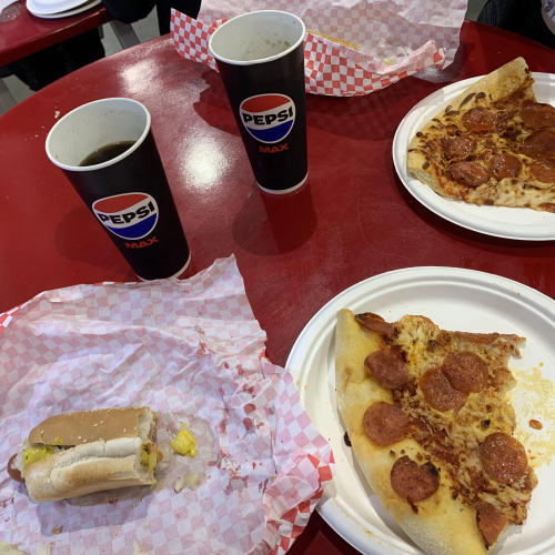 Costco pizza is ethereal…